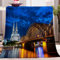 Kuscheldecken New York City-Nachtansicht Flanelldecke Sofadecke, Wolldecke, Bettlaken, Wärme und Isolierung Decke, Klimaanlage Decke für Wohn und Schlafräume 180 x 200cm