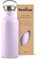 Bambaw Edelstahl Trinkflasche 1l, Nicht-isolierte Trinkflasche Lila, Trinkflasche Edelstahl Leicht, Stahlflasche 1l, Trinkflasche 1l Metall – Fliederlila