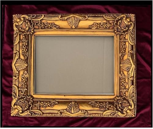 Generisch Bilderrahmen 30x40cm Gold Barock Antik Vintage Rokoko Shabby Massiv 50x60cm Aussenmass