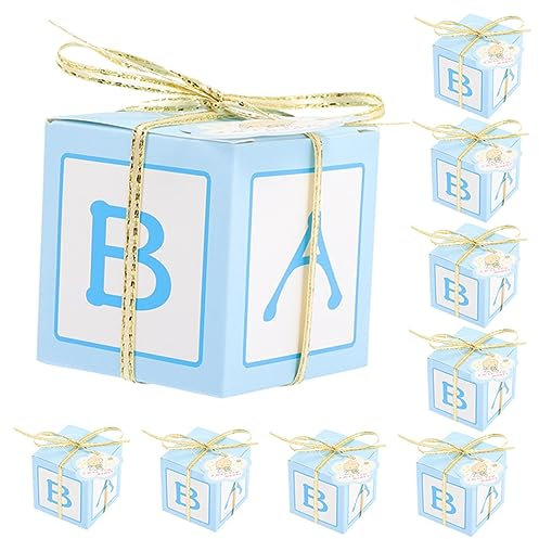 BCOATH 50er-packung Süßigkeitenboxen Für Babypartys Hochzeitsgeschenkbehälter Leckerliboxen Für Geburtstagsfeiern Einzigartiges Süßigkeitenetui Papiermaterial Mehrzweck