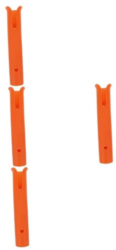 YARNOW 4 Pz Accessori Per La Pesca Porta Canne Portacanne Per Barca Supporto Per Canne Da Pesca Portacanne Da Barca Tubo Per Canna Da Pesca Portacanna Da Surf Porta Pesce Plastica Orange