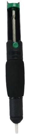 SOLUSTRE Aspirateur De Soudure Double Ventouse Outil De Nettoyage Manuel Pour Enlever Les Résidus Étain Noir