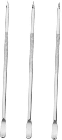 ULTECHNOVO Penna per Latte Art in Acciaio 304, Set da 3 Pezzi, Strumenti Professionali per Decorare Cappuccino e Espresso, Accessori per caffè Casa e Bar, Agitatore Riutilizzabile per Bevande