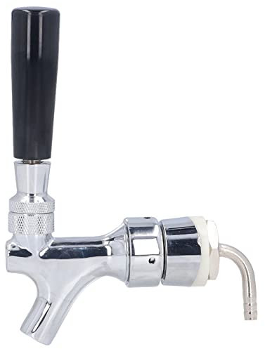 ERSINIAN Draft Beer Tap Faucet Shank, Beer Tower Faucet Kegerator Tap with Beer Tap Cover, Spout Kegerator Part Replacement Faucet for Homebrewing