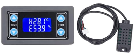 Température Humidité Contrôleur Double relais Sortie haute précision Thermostat numérique Module de commande Humidistat pour le terrarium Reptile Terrarium Utilisation du matériau