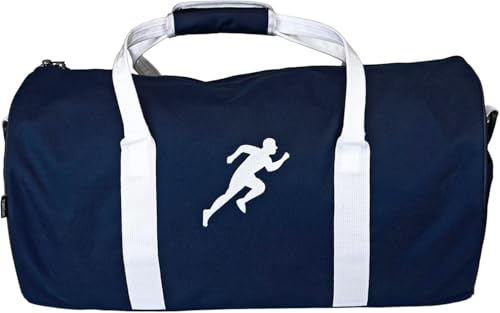 Duffelväska för Daglig Träning, Lätt Sport- och Gymväska med Stor Förvaringskapacitet, Rese- och Träningsväska för Herr och Dam (Marinblå)
