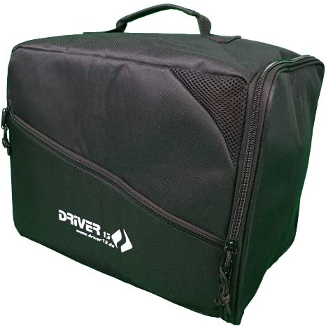 Driver13 Helmtasche für Crosshelm Motorradhelm Tasche, Helmet Bag, schwarz