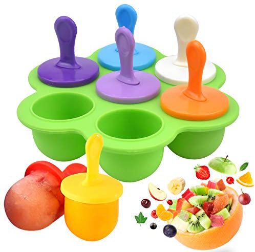 NATUCE Eisformen Silikon, Eisformen EIS Am Stiel Silikon, Wiederverwendbar Eisformen Popsicle Formen Set, Eisform Silikon, Eisförmchen Popsicle Formen, Spülmaschinenfest - BPA Frei