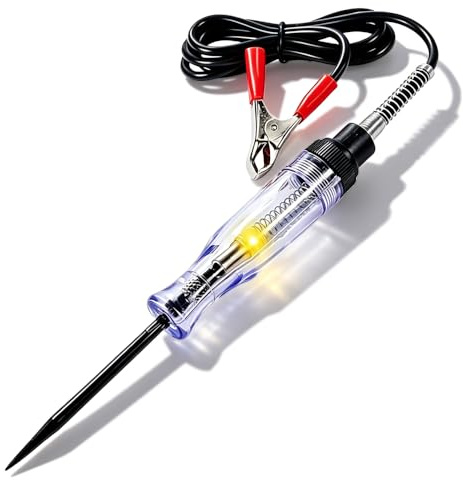 Car Fuse Tester, Automotive Voltage Circuit Tester, 6V/12V/24V | Truck Electrical Wire Circuit Tester, Test Light Indicator, for Low Voltage Systems, Fuse, Switch, Wires