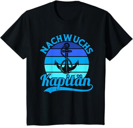 Boot Kapitän Lustiges Motorboot Nachwuchs Kapitän Schiff T-Shirt