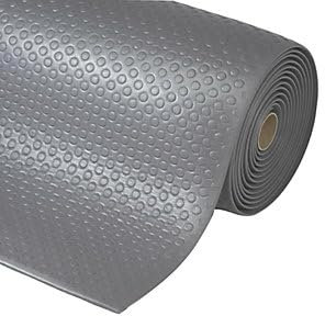 NOTRAX | Anti-Ermüdungsmatte Bubble Sof-Tred™ | 1-m-Stück | Vinylschaum | grau | Breite 1220 mm