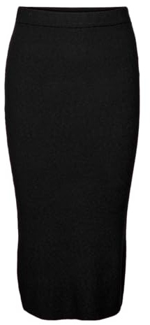 VERO MODA Vmfantastic Nw Pencil Jupe GA Boo Tricot, Noir, XS Femmes
