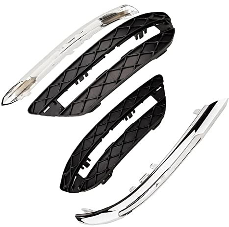 BIPANO Tagfahrlicht-Einsatz, Blende, Kühlergrill-Abdeckung, for Mercedes-Benz, for W204 2048803324 2048803224 2048852974 2048853074 Nebelscheinwerfer-Einfassungsgitter