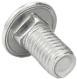 Schlossschrauben aus Edelstahl 304, Rundkopf, Vierkantansatzschrauben, Linsenkopfschrauben M4, M5, M6, M8, M10, M12(M5x10(20Pcs))