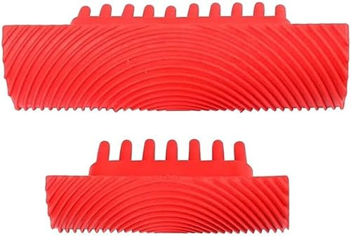 Rulli per verniciatura， Rullo per facciate， Home Strumento for dipingere venature del legno di gomma Imitazione venature del legno Modello Texture parete Arte Fai da te Strumento for dipingere pennell