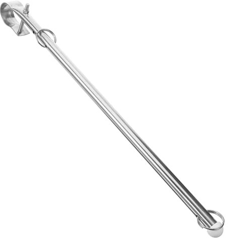 FONDOTIN Edelstahl Yacht Flaggenmast Stabil Poliert Wetterfest Leichter Bootsflaggenhalter Metall Fahnenstab Für Kleine Yachten Und Boote Robuster Marineflaggenstab