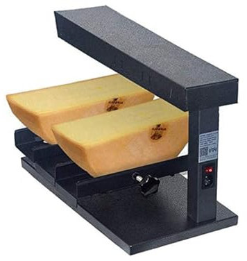 Machine de fusion Fondoir à fromage Commercial à hauteur réglable, appareil traditionnel for faire fondre le fromage à Raclette suisse Fontaines à chocolat