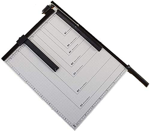 XINYUNFEI Papierschneider a4 Maschine Papierschneider, Bürostahlschneider, B4 A3. Foto-Guillotine-Handbuch-Schneider, Fotostudio-Schule-Datei-Postkarten Zerlegen Sie Den Clipper(38 * 46cm)