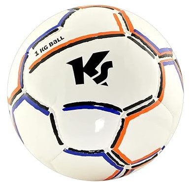 KEEPERsport Gewichtsball, Medizinfußball, für Kraft- und Cardiotraining, ideal für das Torwarttraining, erhältlich in 800g und 1kg