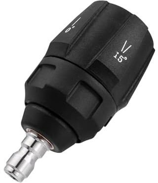 Bestgle Buse de Nettoyeur Haute Pression 5 en 1 avec Raccord Rapide 1/4'', Plusieurs Angles 0° 15° 25° 40°