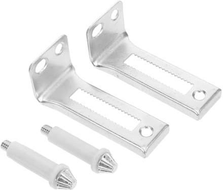 SEWACC 2 paires Kit de Quincaillerie pour Porte Placard Pliante Double Pivots Métalliques Supérieurs Robustes Installation Facile Support Jusquà Plusieurs Centaines de Kilos Pratique