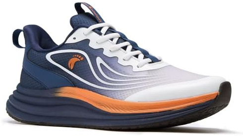 Men's Orthopedic Road Running Sneakers: Comfortable Casual Arch Supports Plantar Fasciitis Orthotic Flat Feet Athletic Shoes, High Arch Tennis Work Walking Shoes for Foot Heel and Pain Relief