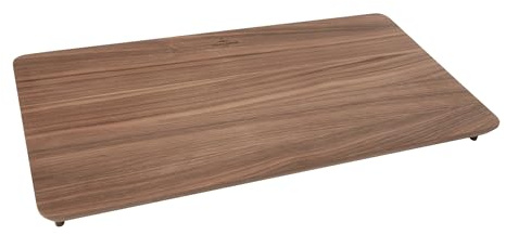 Villeroy & Boch Universal Schneidebrett, zum Auflegen, eckig – Nussbaum | Platzsparend, Schneidebrett aus Nussbaumholz, zum Auflegen über die Küchenspüle, 8K361000