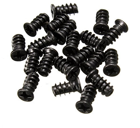 EsportsMJJ 20Pcs Computer Pc Boîtier De Refroidissement Ventilateur Vis Noir Pour Les Ventilateurs 60Mm 80Mm 120Mm