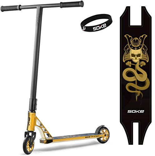 Stunt Scooter Soke XTR Street Kickscooter avec roulement à Billes ABEC 9 Trottinette à pédale pour Adultes et Enfants