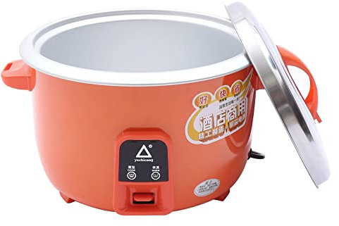 Olla arrocera,Olla arrocera Antiadherente de 13L, Gran Capacidad, 1 botón, preservación del Calor de cocción automática,Revestimiento Antiadherente,Tapa de Acero Inoxidable para la