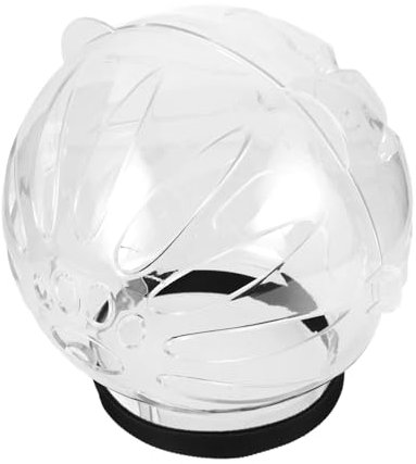 Angoily Transparenter Atmungsaktiver Katzenhelm Groß Schutzhaube Gegen Beißen Und Lecken Klare Katzenkopfbedeckung Für Wundheilung Und Fellpflege Bruchsicherer Katzenkopfschutz