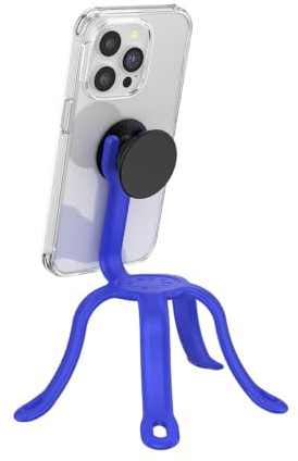 PopSockets Flexible Phone Mount & Stand, Blue - Cobalt