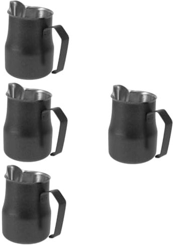 jojofuny 4pièces Tasse à Lait Acier Avec Bec Accessoire Pour Latte Art Et Mousse De Lait Outil De Pour Espresso Et Cappuccino