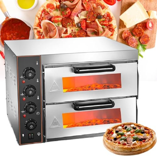 Pizza Oven Indoor, Heats up to 622℉, 16” Pizzas in 2 Minutes, Countertop Electric Pizza Maker, Pizza Cooker,220V