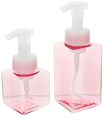 PAMINGONO PETG Schaumflaschen 250ml Und 450ml Transparente Kunststoffbehälter Für Kosmetik Flüssigseife Und Duschgel Praktische Abfüllhilfe Für Zuhause