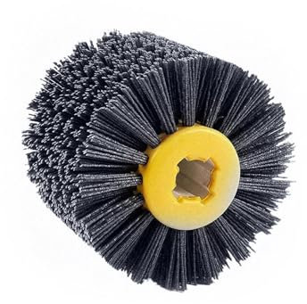 Wire Brush for Drill,Wire Brush for Angle Grinder Abrasive Wire Drum Brushes Deburring Polishing Buffing Wheel For Furniture Wood Angle Grinder Adapter(240)