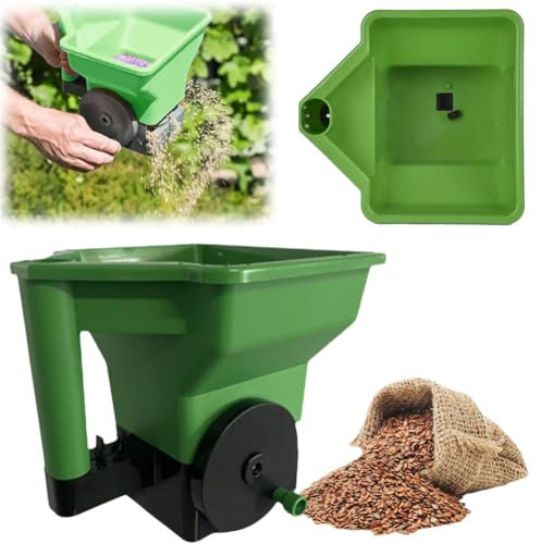 Handstreuer, Pflanzwerkzeug, 2025 neues Upgrade, Grassamenstreuer, wiederverwendbarer Gartenbedarf, Düngerstreuer, tragbarer Rasenstreuer, manueller Arbeitssparer, Handstreuer für Samen, Dünger, Salz