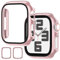 JDBLHM Screen Protector for 40mm Apple Watch SE,Serie 6/5/4,Protective Bumper Case and Slim Face Cover for Iwatch 40 mm,2 Packs,Rose Gold