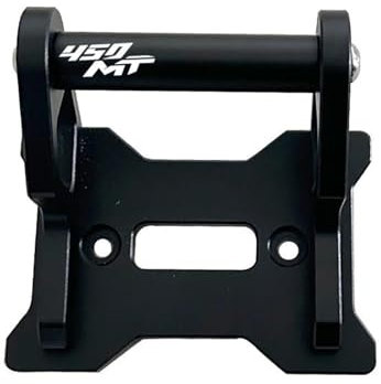 LYBH Navigator Bracket Support De Navigation GPS pour Moto pour CFMOTO 450MT 450 MT 2024-2025, Support D'extension pour Smartphone GPS Fixation(Noir 1,12MM)