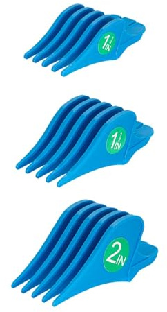 3-teiliger Großer Führungskamm, Kompatibel Mit Wahl, Zubehör For Elektrische Haarschneidemaschinen (32 Mm, 38 Mm, 51 Mm), Friseursalon-Haarschneidekamm Y0702(3PC-blue)