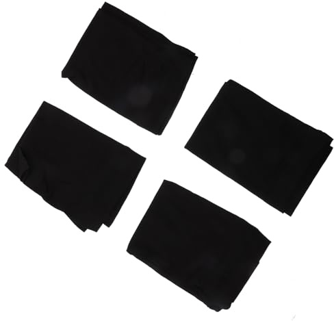 OFFIGAM Elastisches Cap Scarf Multifunktional als Stirnband und Dreadlock Zubehör 4 Stück-pack aus Mercerisierter Baumwolle beim Schlafen und Reinigen für Glattes Haar