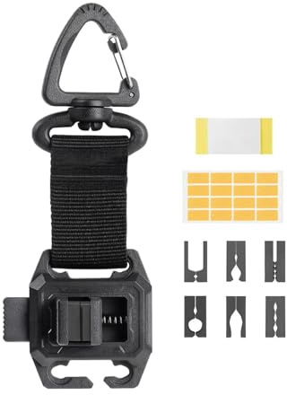 Porta caña de mosca – Soporte ligero con correas ajustables de 12 x 4,8 cm | Soporte para caña de pescar con mosca portátil | Porta caña de pescar de pesca para muelle de playa, viajes en el Ghi
