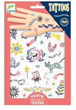 Djeco DJ09592 Tattoos, gemischt, klein