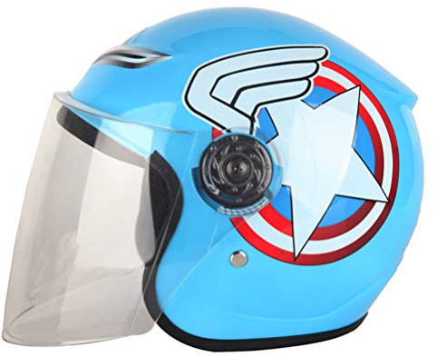 Casco aperto per moto da motocross per bambini. Caschi di sicurezza per moto