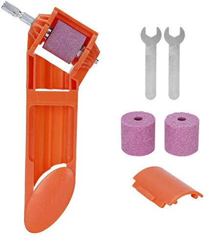 Affilatrice Portatile per Punte da Trapano con Smerigliatrice e Rettificatrice, Include Chiave per Mola