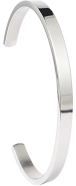 MILAKOO bracciale signore argento oro nero rosa acciaio inox bracciale donne ovale 6/8mm Bracciale