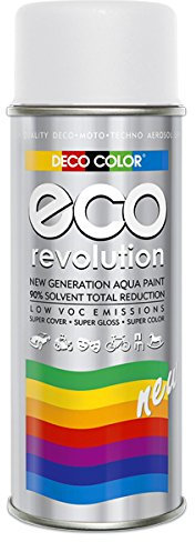 Fahrzeugteile Hoffmann Deco Color ECO Lackspray glänzend oder matt 400ml nach RAL freie Farbauswahl (1 Dose ECO RAL 9010 Weiss Matt)