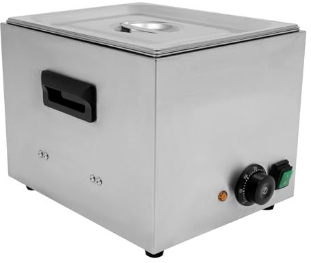SABUIDDS Edelstahl Würstchenwärmer Elektrisch 39 x 30 x 27 cm Bockwurstwärmer Wurstkocher 10L Bockwurstkocher Regelbar bis 50-300°C Hot Dog Wärmer Wurstwärmer für Heimgebrauch und Unternehmen