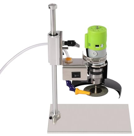 6000R/Min 150W Elektrisch Glasflasche Cutter Glasflaschenschneider Glasschneider Wein Flasche Cutter Werkzeug Kit für Runde/Quadrat/unregelmäßige Glas oder keramische Flaschen 7 Geschwindigkeiten Eins