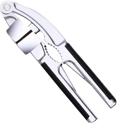 Cabilock Prensador De Ajo y Cascanueces De Aleación De Aluminio Resistente Para Cocinar Trituradora De Ajo y Nueces Fácil De Usar y Limpiar Utensilio Multifunción Para Cocina Doméstica